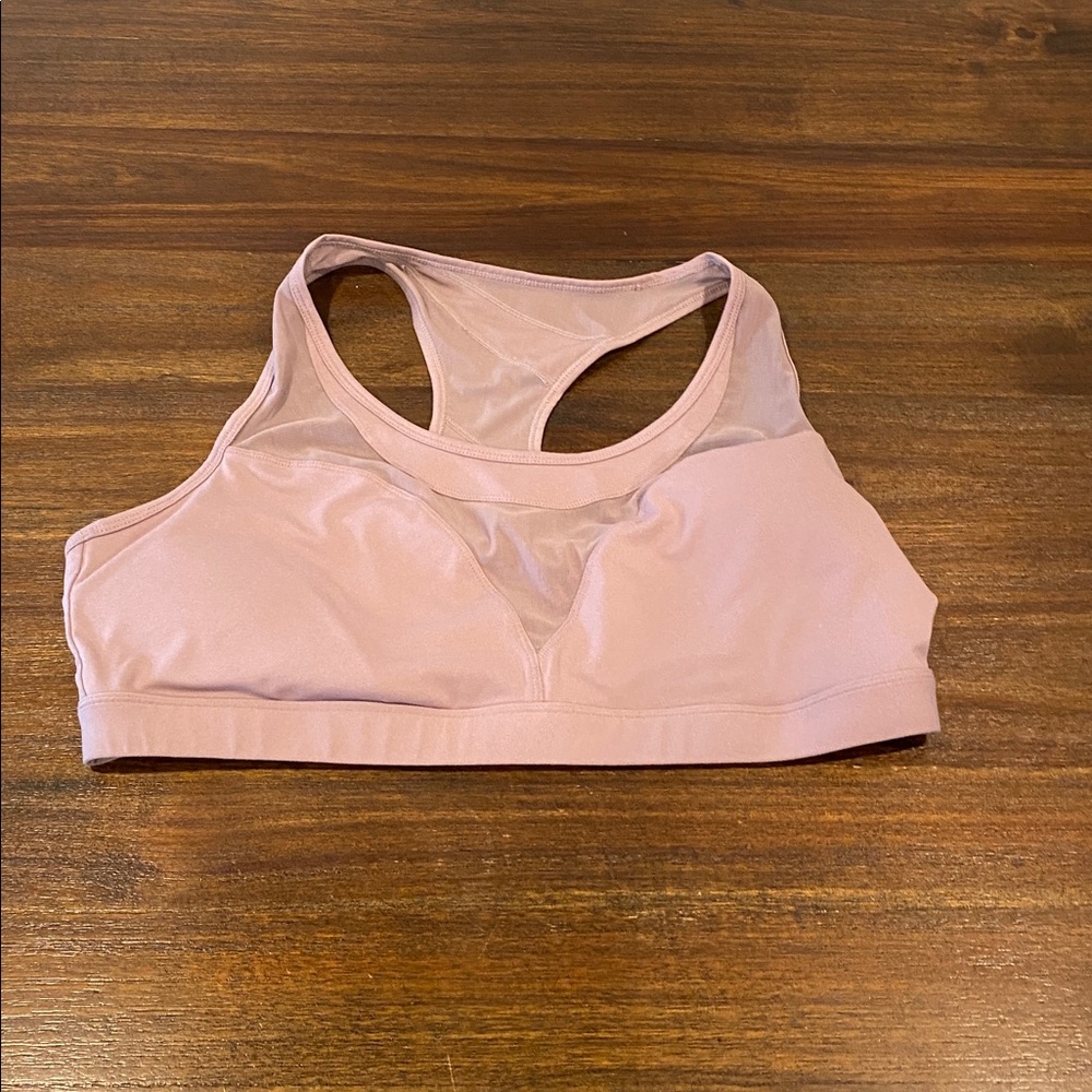 Women’s 2X Fabletics sports bra, light purple with removable pads